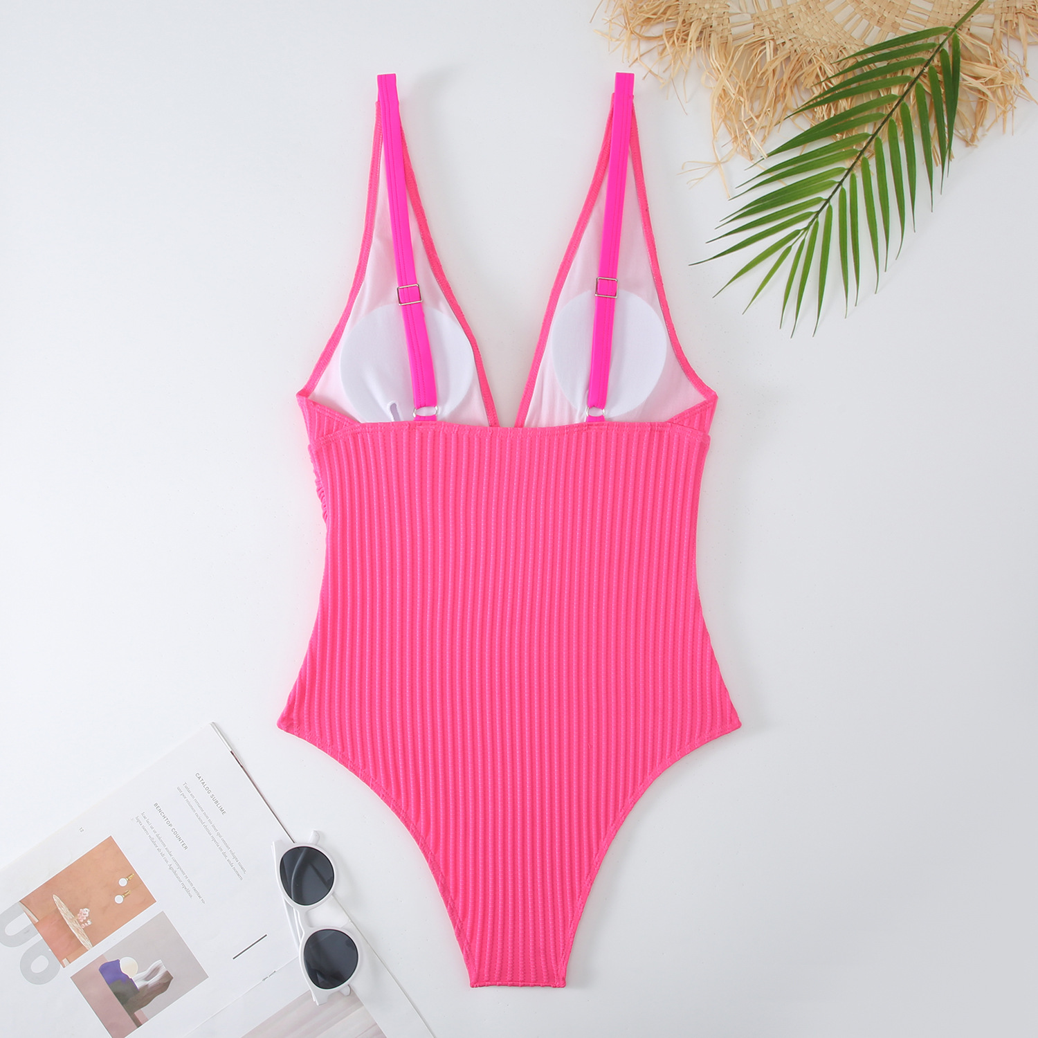 Women's Sexy Solid Color 1 Piece One Piece Swimwear display picture 4