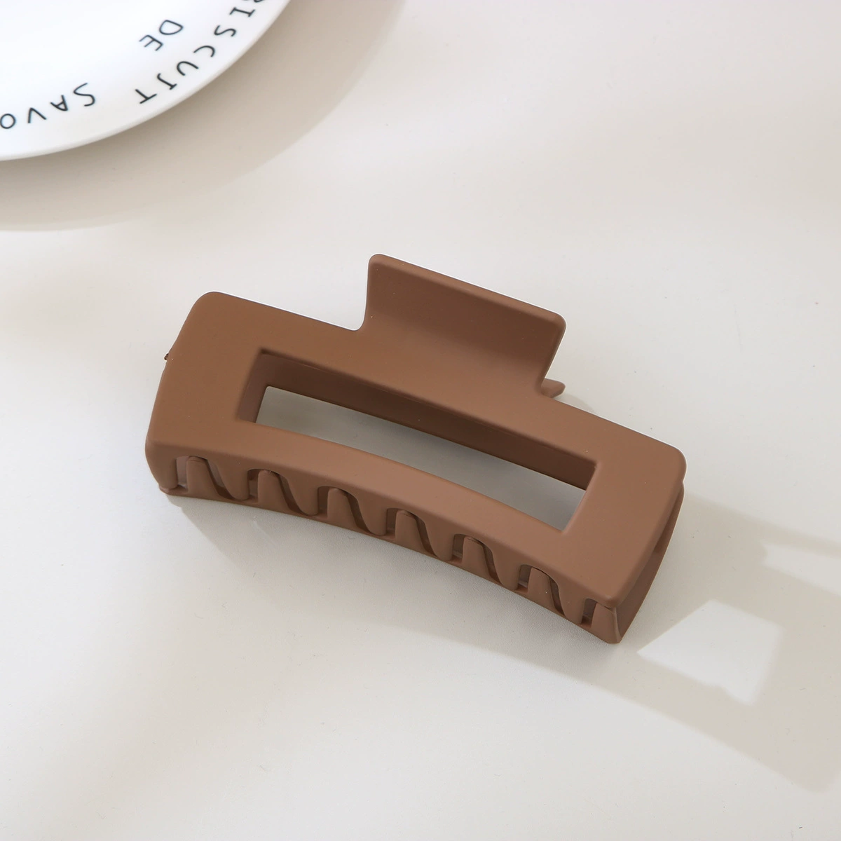 (Cross-border trading), rectangular matte crab pin, big shark, hairgrip, Amazon, simple and elegant design