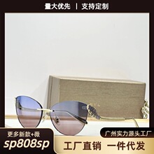 BVL��ŷ��ins����ͬ����Բ���޿�̫���۾�Ůʱ�н���ī��BV40065U