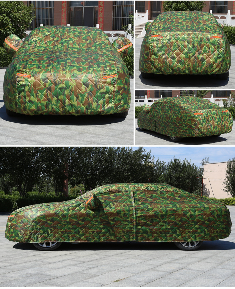 Car cover made of cotton, sun-proof, snow-proof, hail-proof, high-end custom-made, customizable with your own design, can be vacuum-sealed