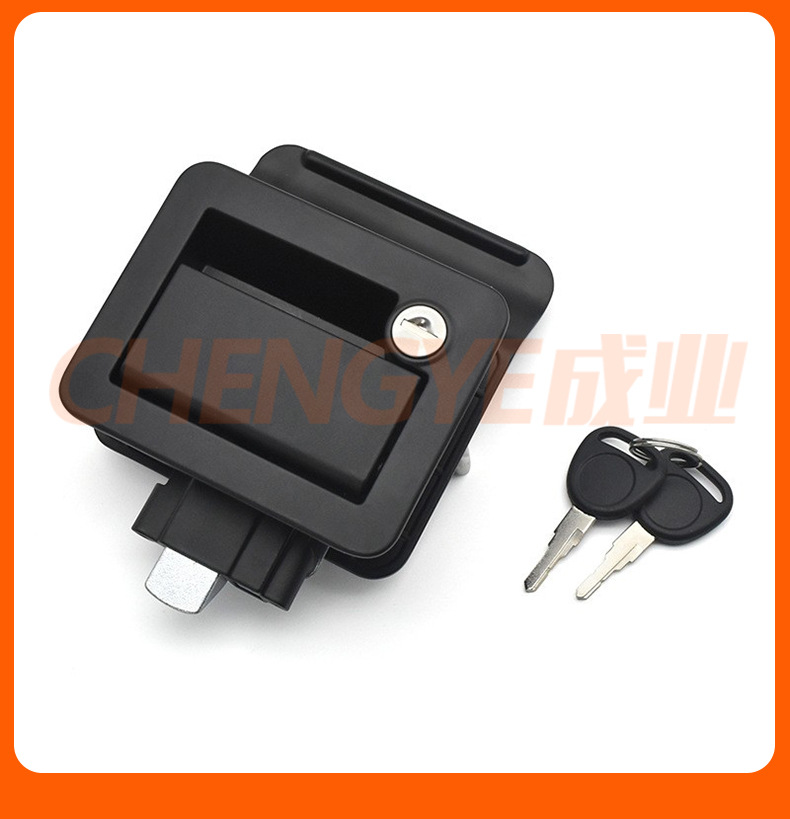RV lock light plastic electronic combination lock RV flat American torch shaped RV handle lock