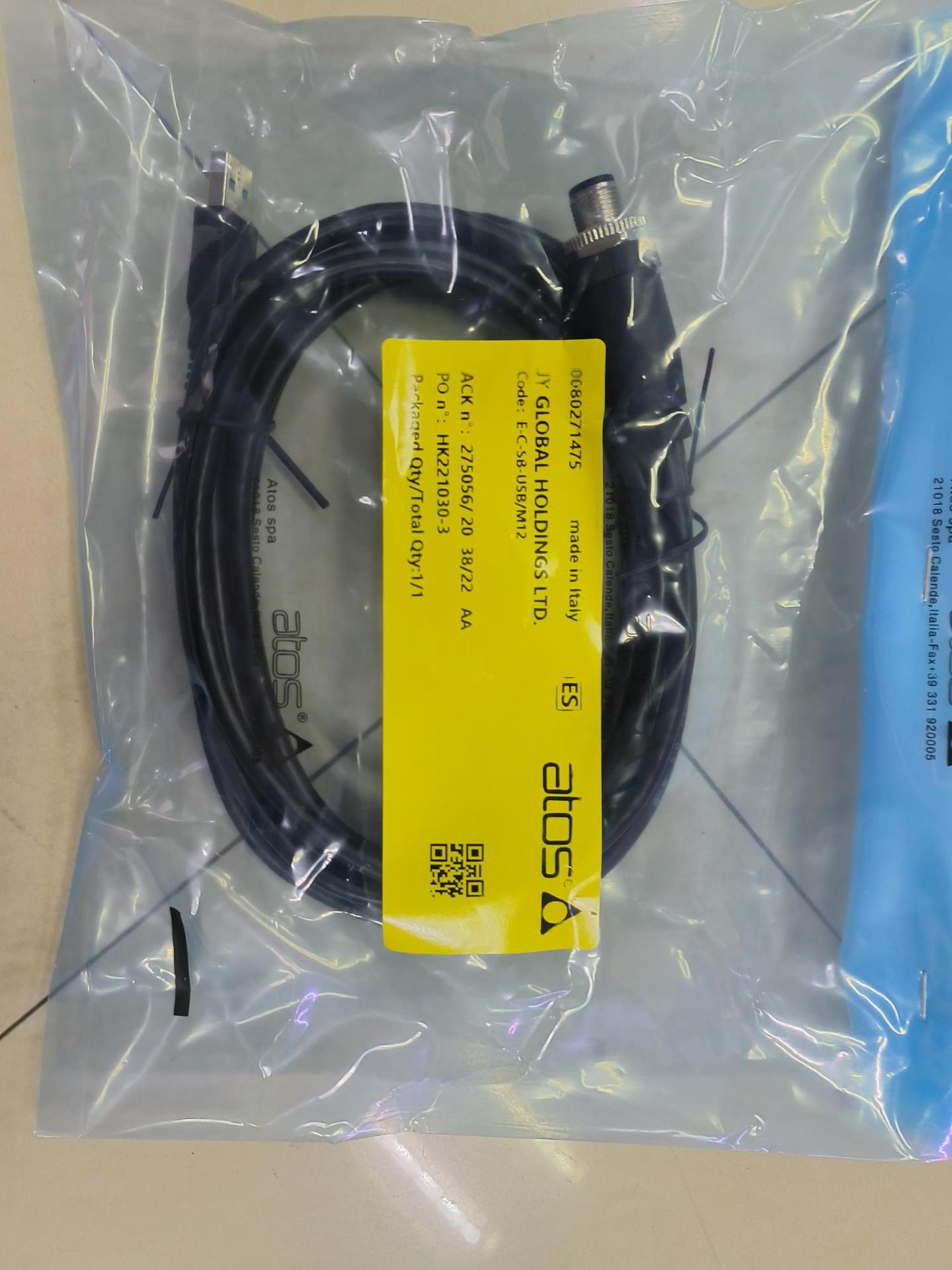 ATOS数据线E-C-SB-USB M12其他液压元件扣压式