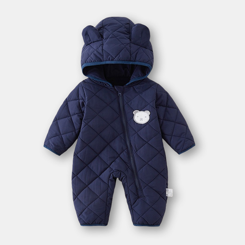 Categoría A ropa de invierno para bebés para hombres y mujeres, monos acolchados, ropa de algodón, ropa para gatear para recién nacidos, ropa de algodón cálida para salir