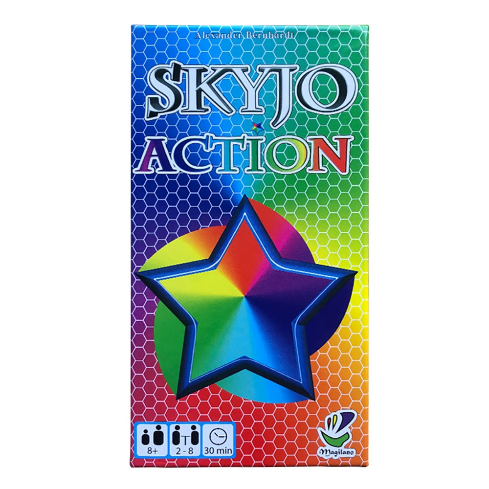 Горячая английская версия SKYJO — карточная игра для отдыха, настольная игра, шахматы и карты, карточная игра