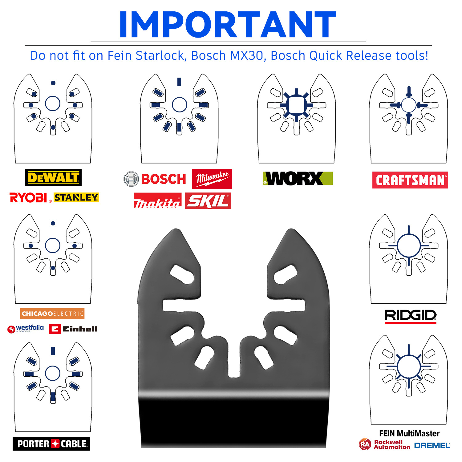 Traje de hoja de sierra universal Recortadora de borde de sierra universal 20 piezas traje combinación hoja de sierra transfronteriza Venta caliente