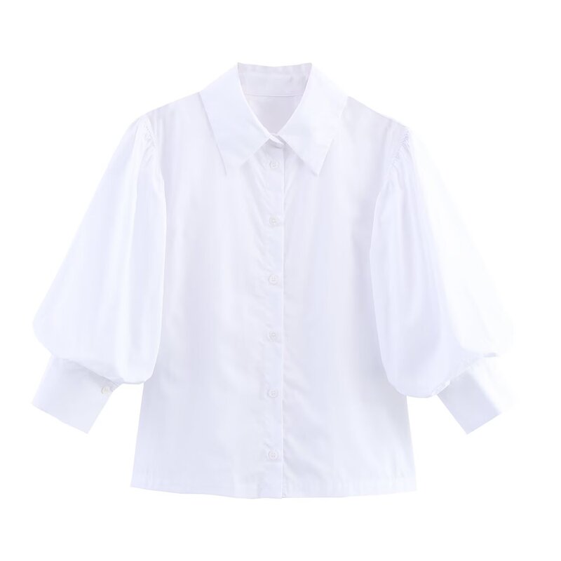 ヨーロッパとアメリカのクロスボーダー婦人服卸売女性用ポプリンシャツ|undefined