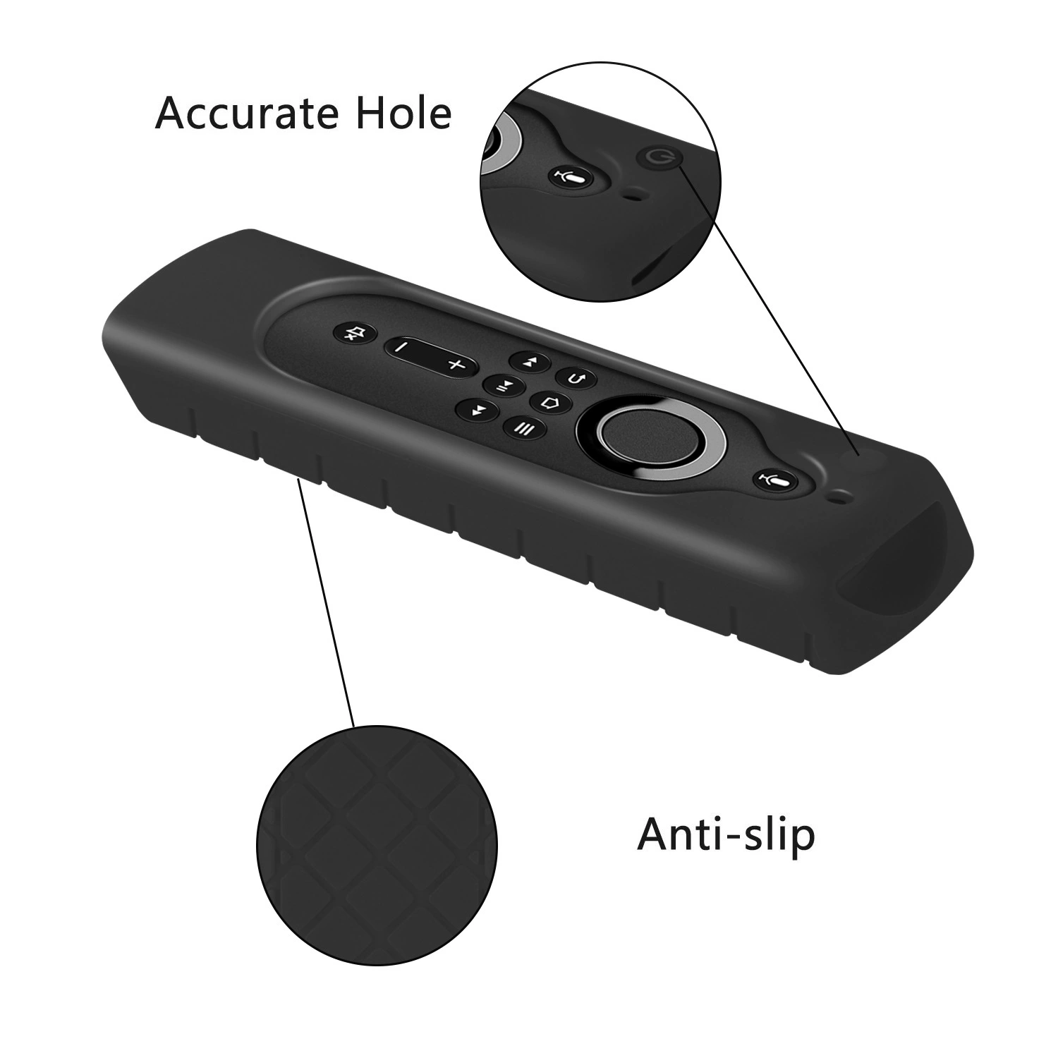 Защитный комплект, подходит для пульта Fire TV, силиконовый корпус, противоскользящий, противоударный полукавер