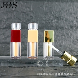 New Double Tube 2ml Multi-Color Lip Glaze Tube Lip Gloss Empty Tube Makeup Packaging Material Factory Direct Batch Z