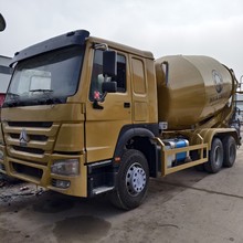 出口二手豪沃搅拌罐车 12立方商混搅拌车 10轮混凝土搅拌运输罐车