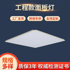 工厂直供LED面板灯商场楼道经济透镜面板灯可批发600*600面板灯
