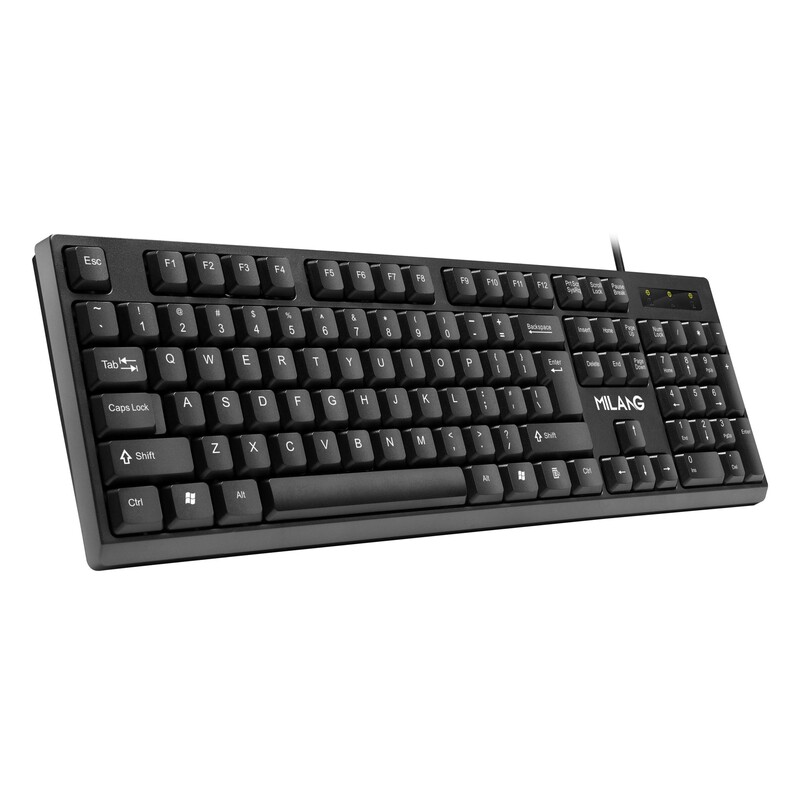 Milang K20 Business Office USB Wired Keyboard for Computers, All-In-One Computers, and Laptops Cross-Border Wholesale