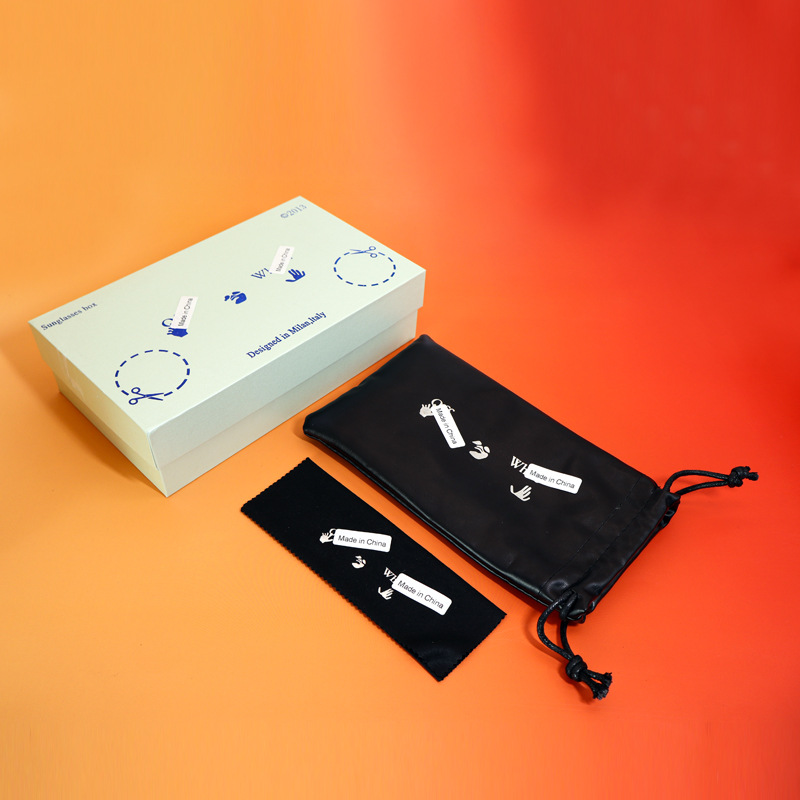 Mayorista de marca de alta calidad Xiaoxiang caja de gafas de sol conjunto completo de moda caja de embalaje de gafas de sol alta calidad