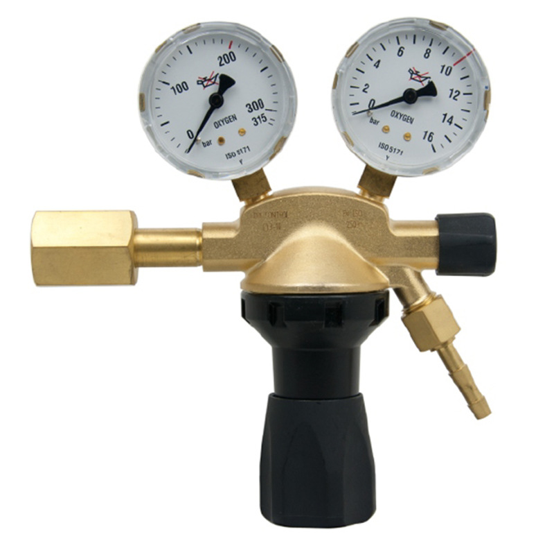 欧洲全铜氮气氧气乙炔减压器W21.8二氧化碳减压阀高压氮气表