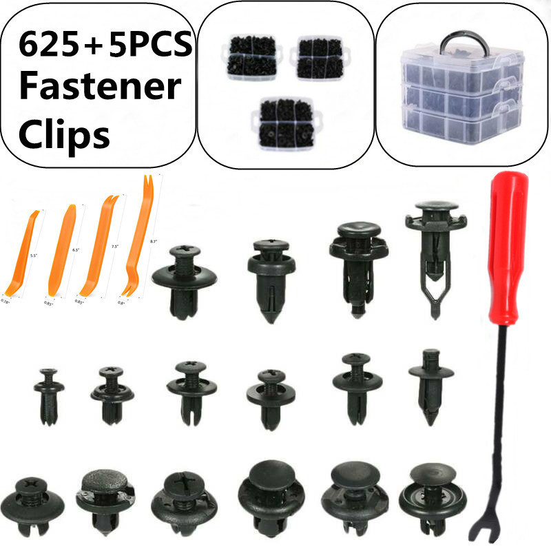 625PCs boxed clip 16 kinds of hybrid car bumper Fender clip car body expansion Turnbuckle