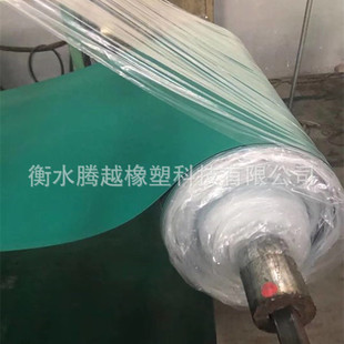 Wholesale spot anti-static rubber sheet green black double layer rubber waterproof rubber plastic anti-static flame retardant rubber pad