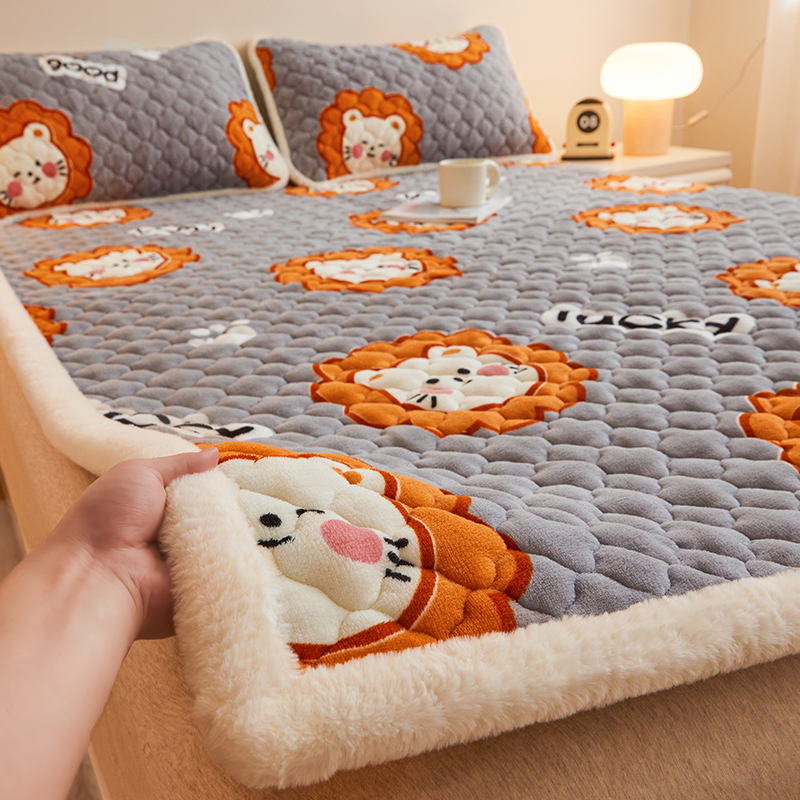 작은 사자 [품질 검사✅클래스 A 농축 우유 벨벳⭐정전기 방지⭐빨⭐탈모 없음]