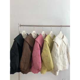 轻奢羽绒外套|90%白鸭绒150敞篷毛衣|甜美可爱设计有吊牌有领标