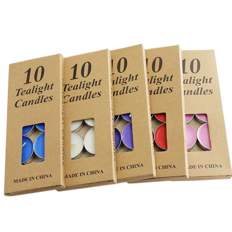 【10-Pack】Round Candles Creative Shaped Birthday Candles Enamel Candles Yiwu Wholesale