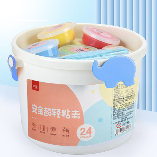 Rover ultra-light clay light color mud crystal mud plasticine kindergarten handmade children's toys gift box set wholesale