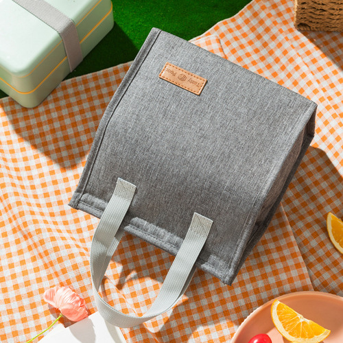 Zhenwei Minimalist Meal Bag Vertical Portable Cationic Lunch Bag Insulated Bag Lunch Box Bag Large Capacity Lunch Bag