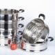 Steamer Cage Thickened and Elevated Stainless Steel Steamer Lattice Steamer Milk Pot Small Steamer Rack Electric Pot Frying Pot Multi-purpose Pot Steamer Cage Full