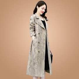 大码女装风衣外套春秋年新款中长款妈妈今年流行大衣