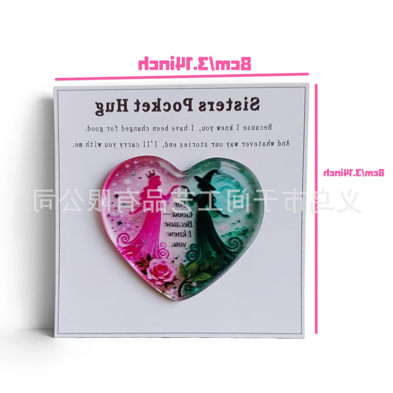 Colgante transfronterizo nuevo colibríes amor animal acrílico regalos de regalo de día de la enfermera regalos de día de San Valentín regalos 2D