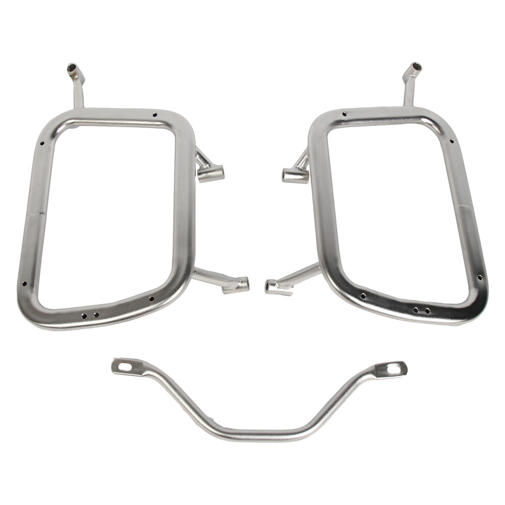 Aplicable a Kaiyue 525 motocicleta caja lateral de aleación de aluminio soporte de acero inoxidable 525 caja lateral de aleación de aluminio marco lateral fijo