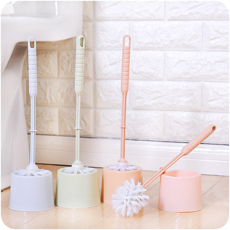 Creative long handle soft hair cleaning brush no dead angle toilet toilet toilet toilet toilet brush base suit
