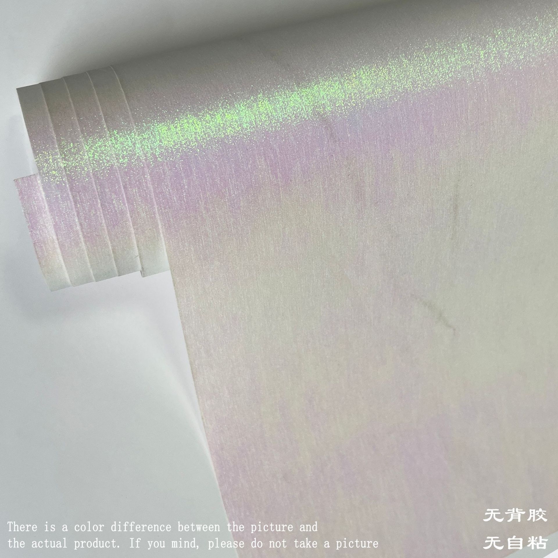 Nuevo papel de cebolla plateada brillante, papel de cebolla dorada brillante, papel de cojín interno de la insignia