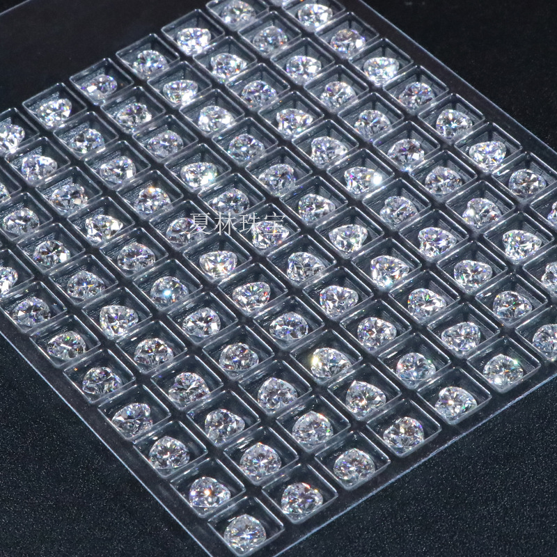 夏林ジュエリー 超白Dカラー ハート型モアサナイト ラブ型 多サイズ 模造ダイヤモンド モアサナイト卸売