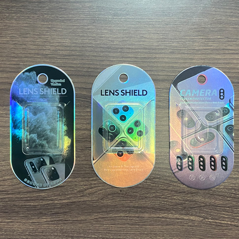 手机镜头膜包装盒 iphone14鹰眼金属摄像头贴膜纸盒透明卡板吸塑
