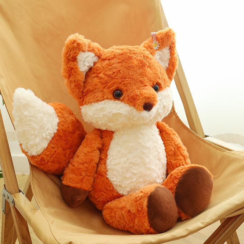 Running Fox Plush Toy Internet Celebrity Hot Item Running Fox Stuffed Doll Birthday Gift Teddy Bear