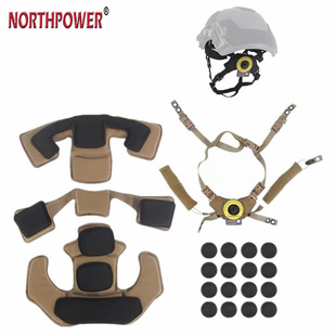 Wendy HelMet Lining Suspension SysteM M88 HelMet Suspension with Sponge Lining Tactical HelMet Modification Accessories