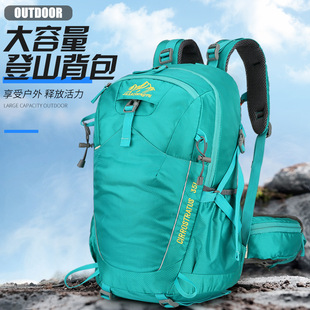 Cross-Border New Large-Capacity Backpack Nylon Water-Repellent Multi-Functional Hiking Bag Outdoor Sports Mountaineering Bag