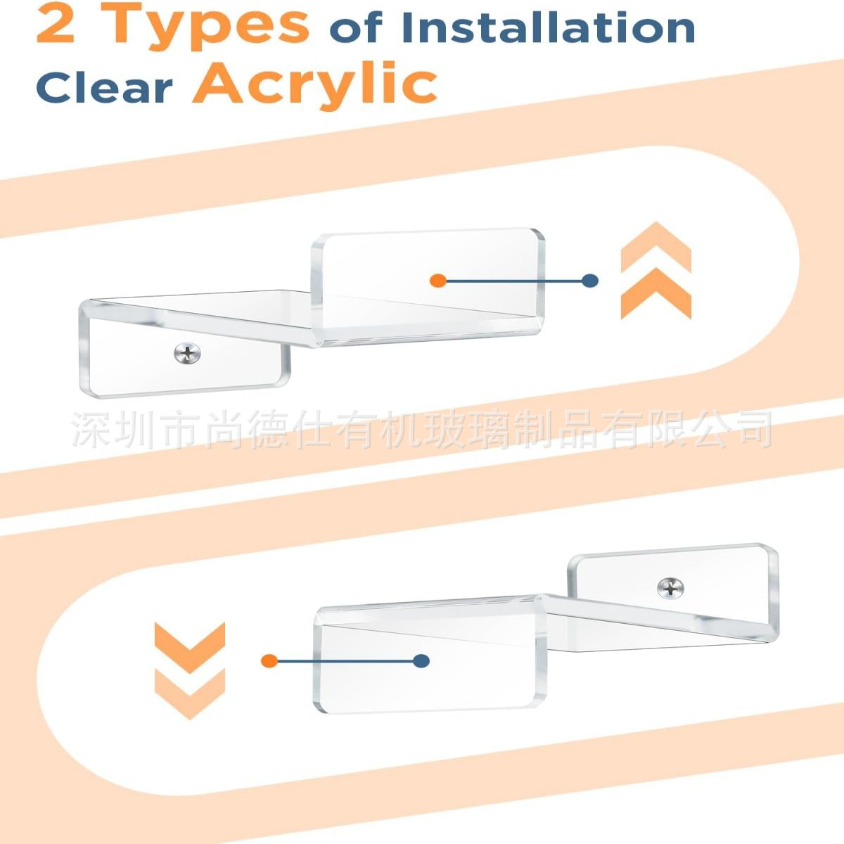 亚马逊透明亚克力展示架 货架展示架适用于Funko4 英寸流行墙展示|ms