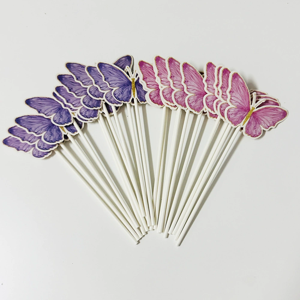 Фабрика спот оптовая креативная вечеринка торт украшения плагин бабочка с десертом украшения подписи трансграничные горячие продажи