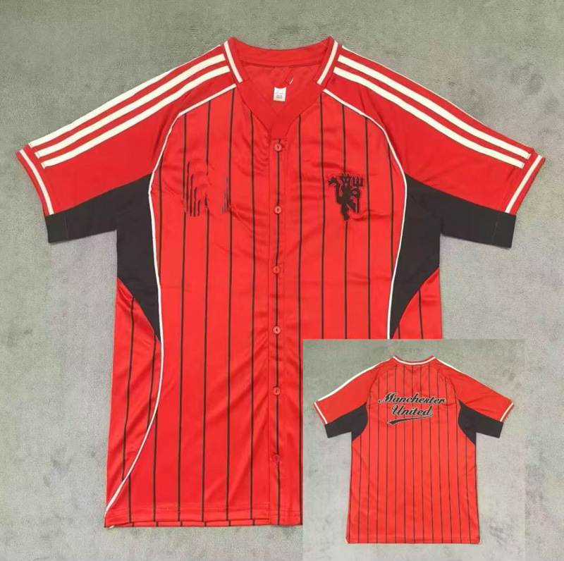 Styles 25-26: Real Madrid, Manchester United, Juventus jerseys, Liverpool breathable baseball jerseys/T-shirts, Mbappe and Bebe quick-drying jerseys.