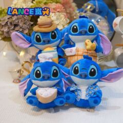 8インチ【グルメスティッチ】20cmの人形ぬいぐるみが国境を越えてアニメゲームをしている
