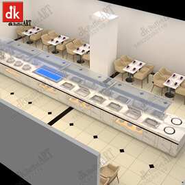 单位食堂石英石自助餐台可移动自助餐台图片厂家