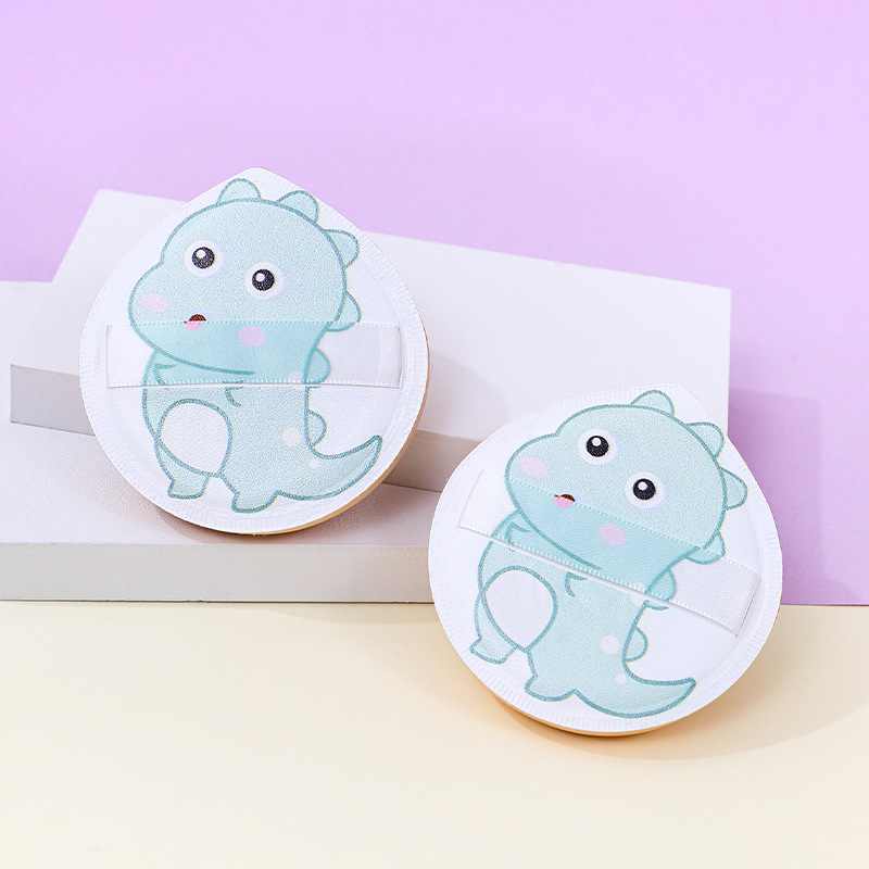 Fábrica personalizada de gran tamaño soplo de algodón de azúcar espeso en forma de gota de leche dragón maquillaje esponja colchón de aire herramientas de belleza al por mayor