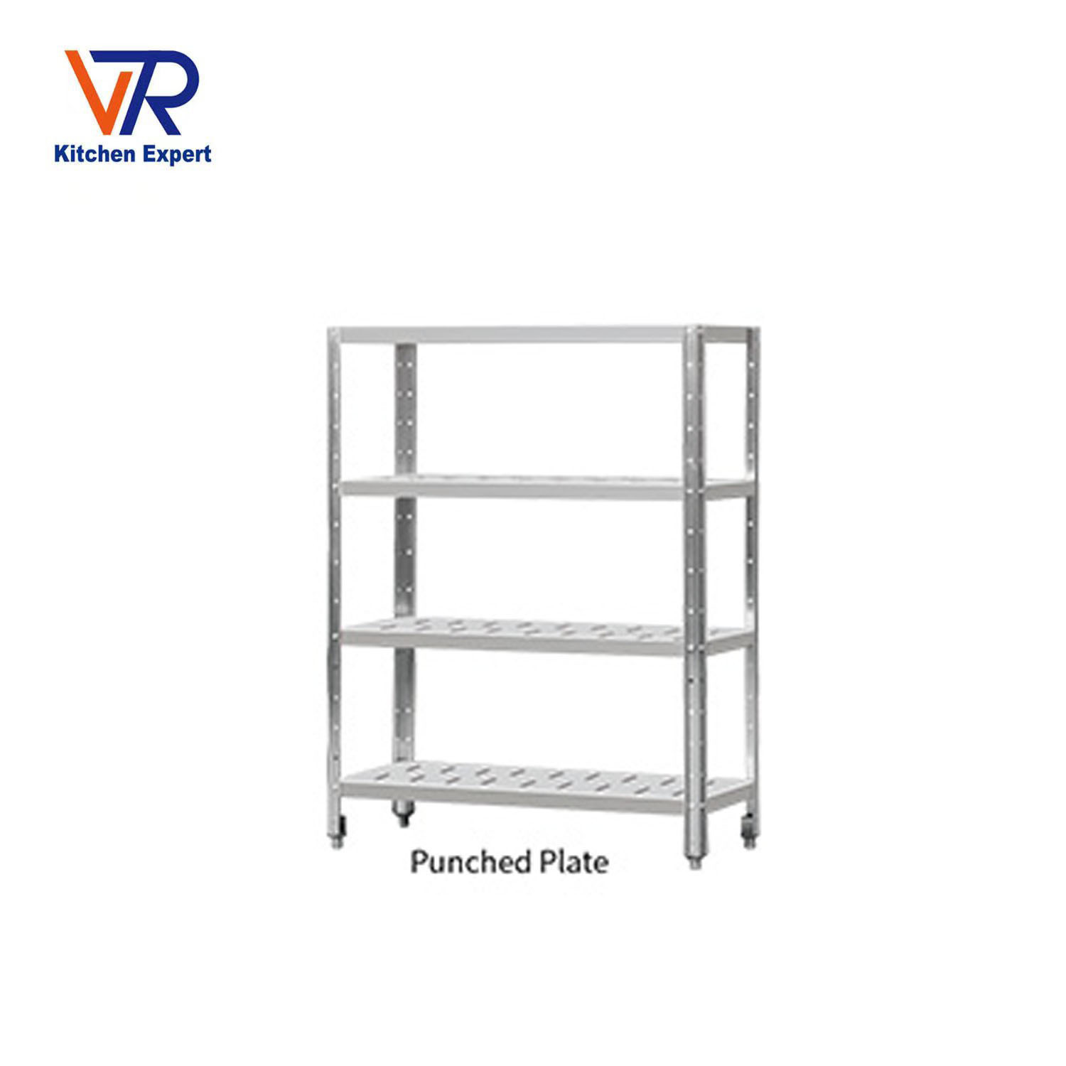 出口款不锈钢置物架 商用仓库多层重型货架跨境专供储物架