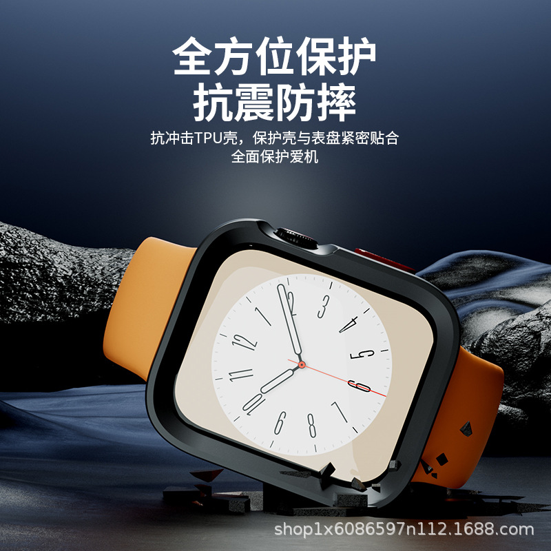 Adecuado para Apple Smart Watch AppleiwatchS10a generación armadura carcasa protectora a prueba de polvo carcasa blanda funda protectora