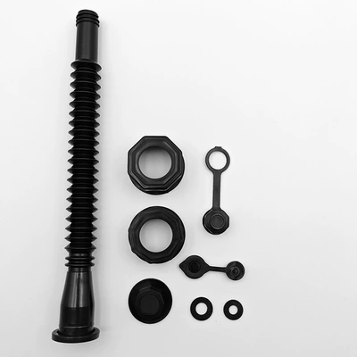 filling pipe plastic plug exhaust – Kempinq və səyahət - 1-set-in-bag-black