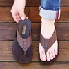 Leather flip flops, slippers platform, 2023 collection, wholesale