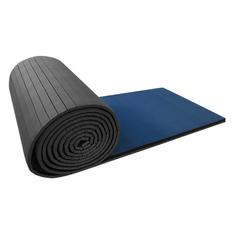 Taekwondo lucha contra rollo estera venta al por mayor de artes marciales sala de boxeo estera de piso de protección Sanda lucha de Judo deportes roll mat
