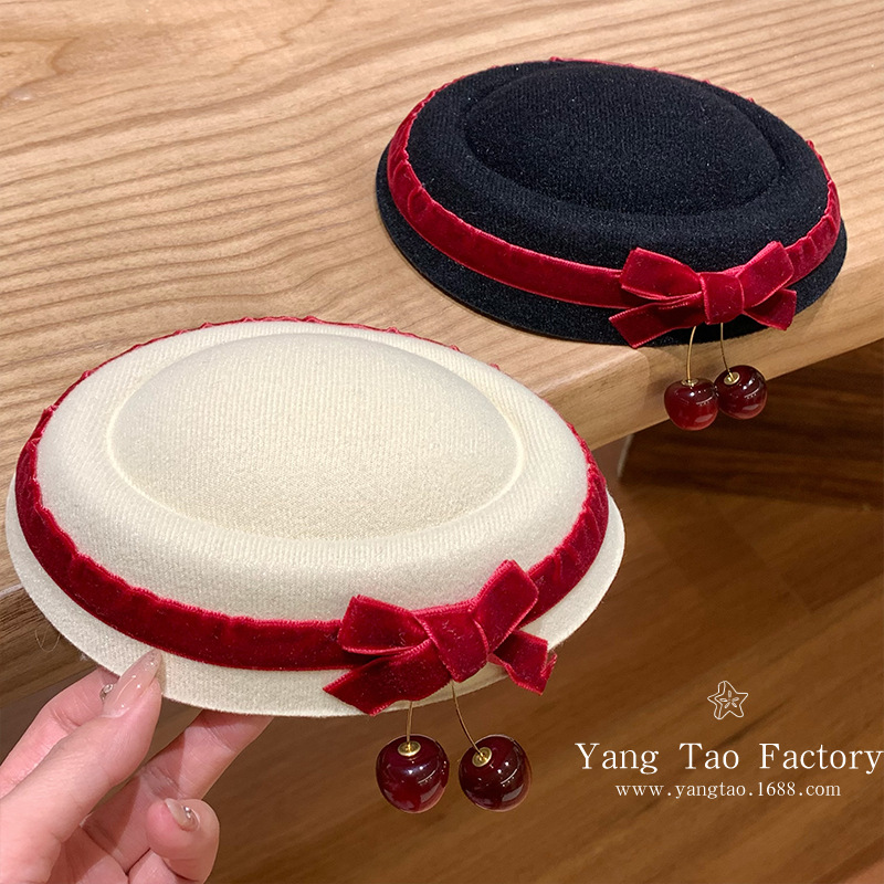 Divertido pequeño arco de seda de oro pequeño sombrero de regalo de Año Nuevo atmósfera sombrero para el cabello para el cabello para el cabello para el cabello