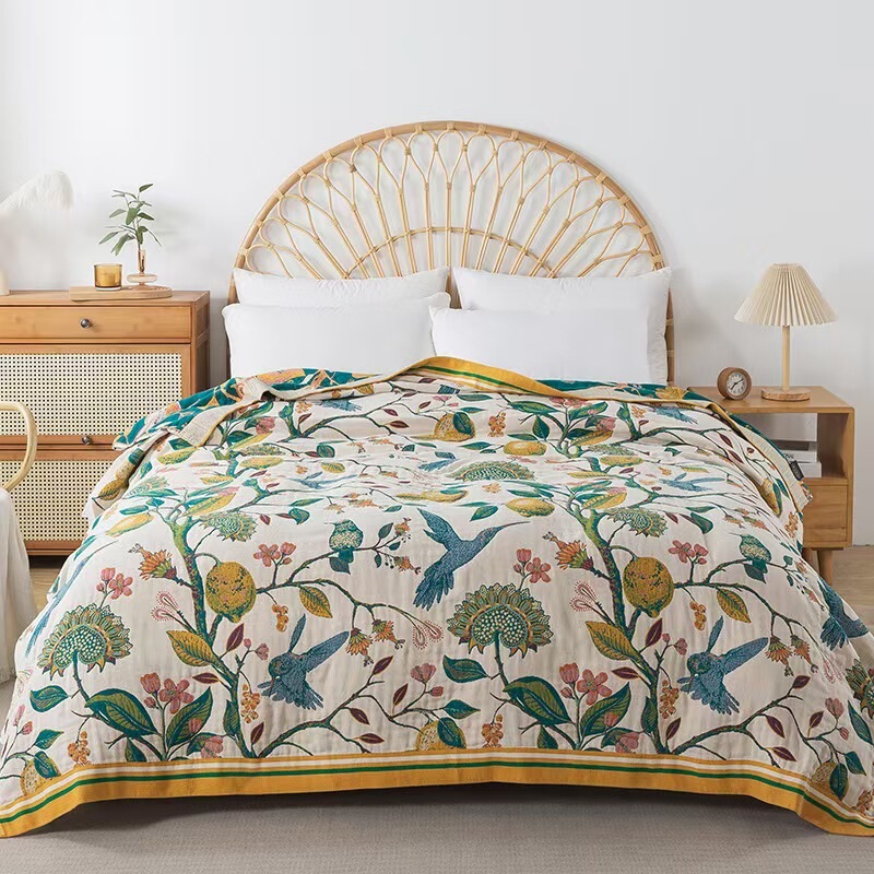 Thickened Pure Cotton Gauze Towel Quilt Household Bedding Bed Sheets Gauze Blanket Adult Couple Multifunctional Gauze Blanket Thickened Pure Cotton Gauze Towel Quilt Household Bedding Bed Sheets Gauze Blanket Adult Couple Multifunctional Gauze Blanket