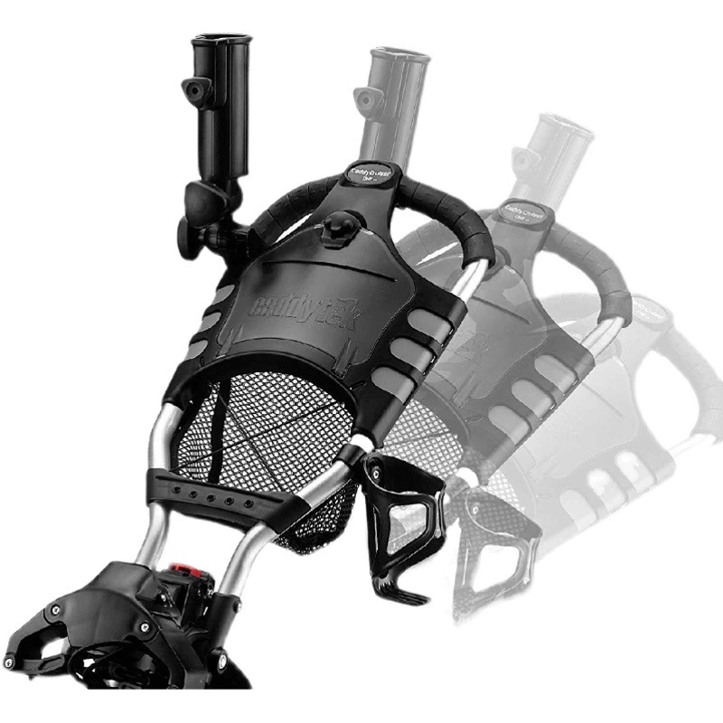 Тележка для гольфа IncontroSports Caddytek V8 с четырьмя колесами, складная, красная модель