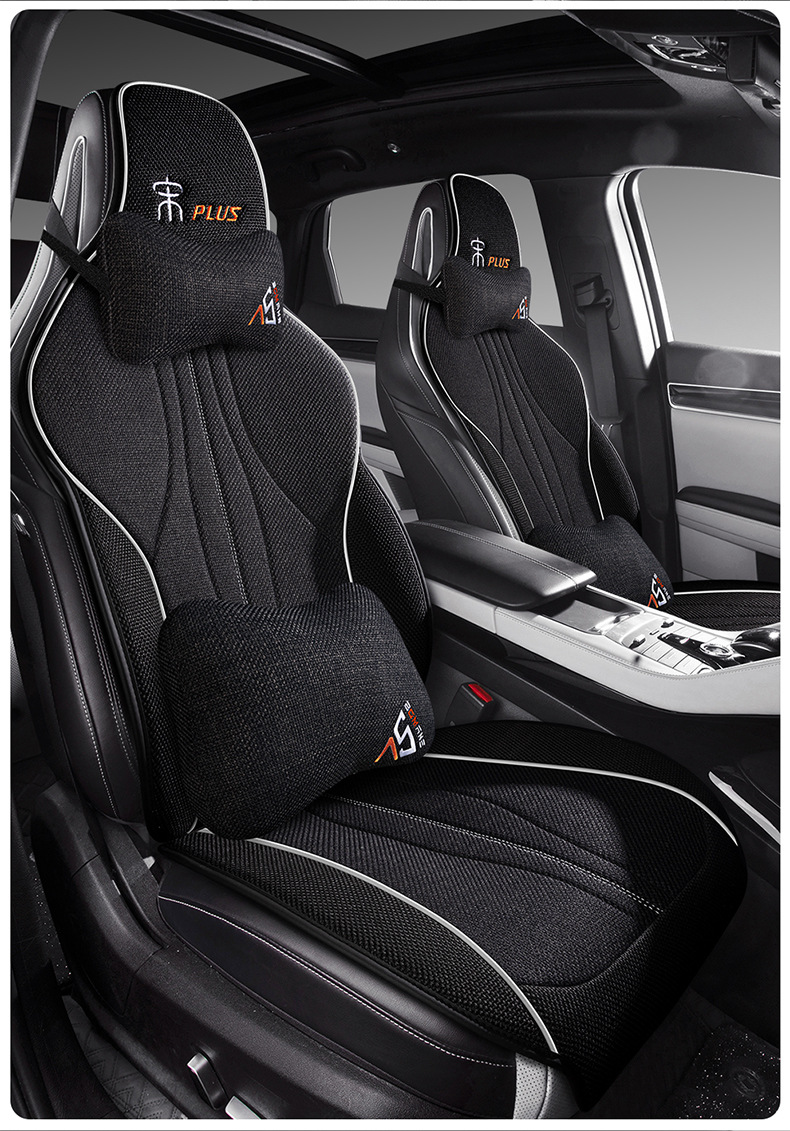 BYD Song plusdmi Car Seat Cover Special Cushion Seat Cushion Four Seasons Seat Cover Linen Half Pack Breathable ev